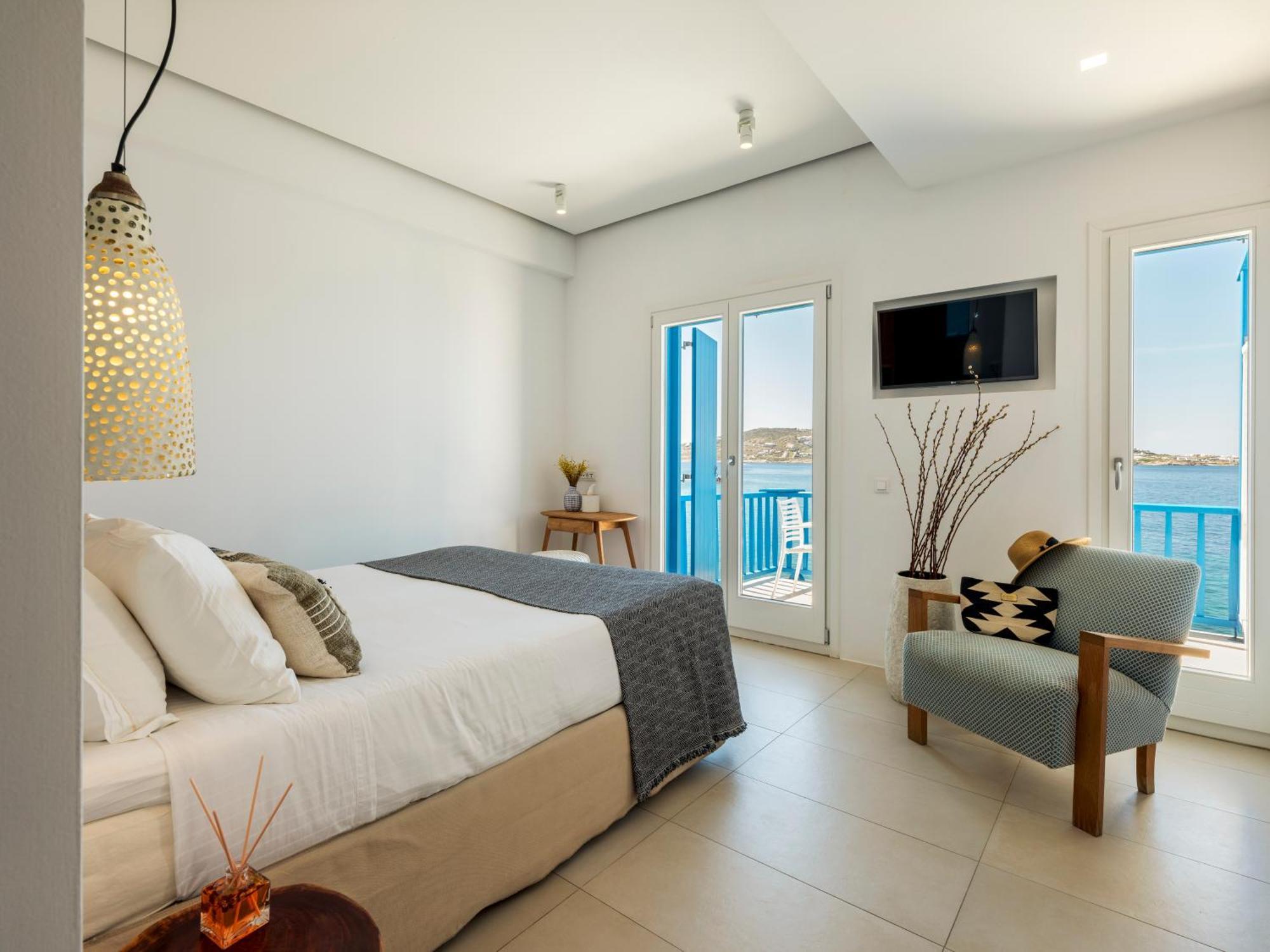 Mykonos Town Bluetopia Suites מראה חיצוני תמונה