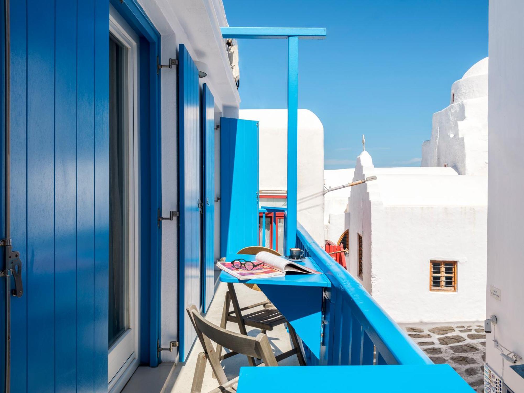 Mykonos Town Bluetopia Suites מראה חיצוני תמונה