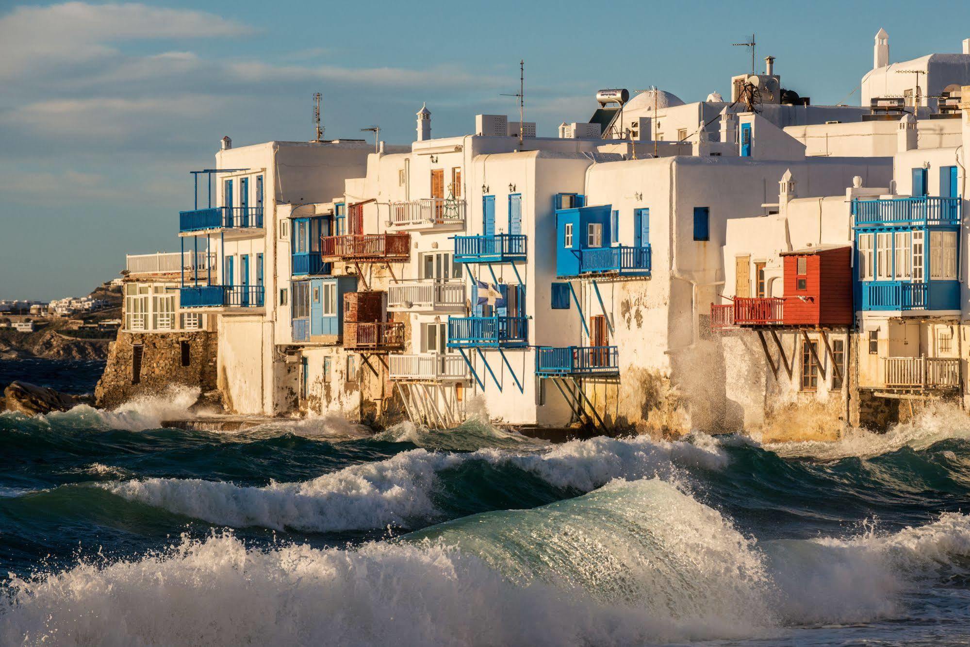Mykonos Town Bluetopia Suites מראה חיצוני תמונה